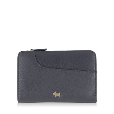Medium navy leather 'Pocket Bag' purse